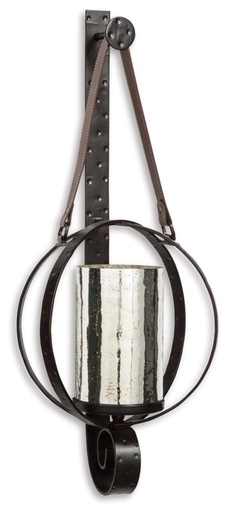 [A8010043] Despina Wall Sconce - Brown