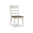 Ashley Havalance Dining Room Side Chair (2/Cn) - Gray/White