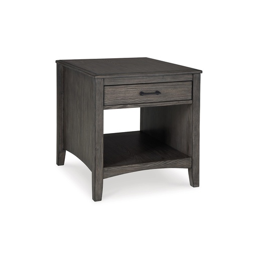[T651-3] Ashley Montillan Rectangular End Table - Grayish Brown