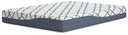 Ashley 10 Inch Chime Elite 2.0 Queen Mattress - Memory Foam - White/Blue - 10"