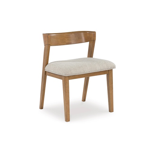[D794-02] Ashley Kristiland Dining Uph Side Chair (2/Cn) - Gray/Light Brown