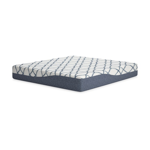 [M42641US] Ashley 12 Inch Chime Elite 2.0 King Mattress - White/Blue