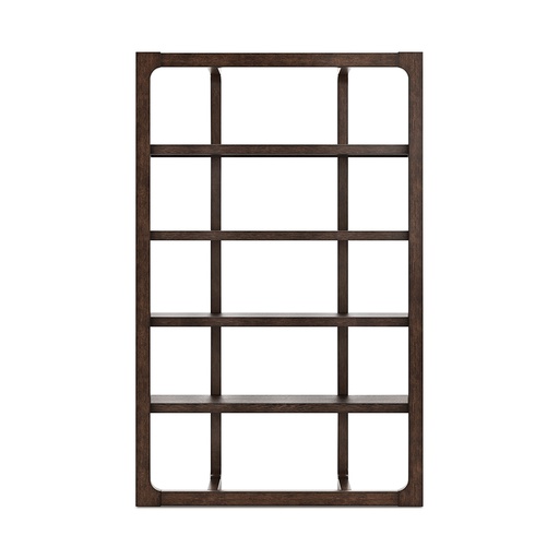 [H556-70] Ashley Breckington Bookcase - Dark Brown