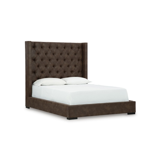 [B735-74_77] Ashley Steenlage Queen Bed Brown - w/o Slats