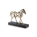 Grainville Sculpture - Antique Gold Finish