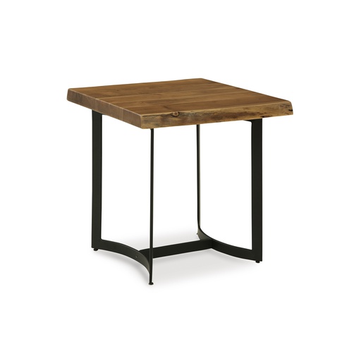 [T872-3] Ashley Fortmaine End Table - Brown/Black